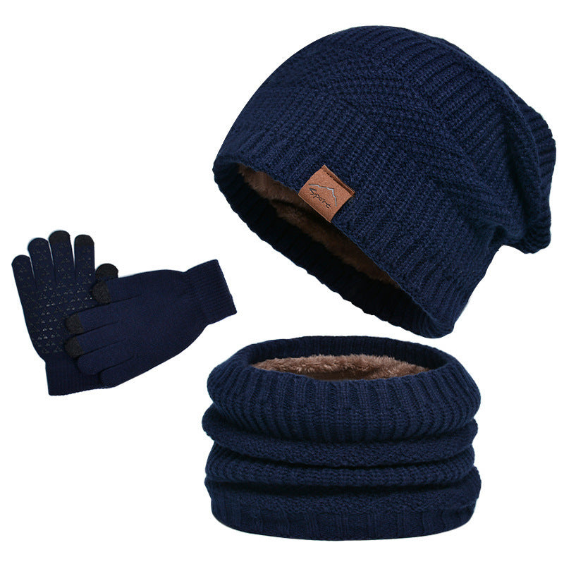 Teo - Casual Winter Pluche 3-Delige Set voor Mannen