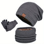 Teo - Casual Winter Pluche 3-Delige Set voor Mannen