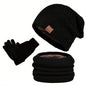 Teo - Casual Winter Pluche 3-Delige Set voor Mannen