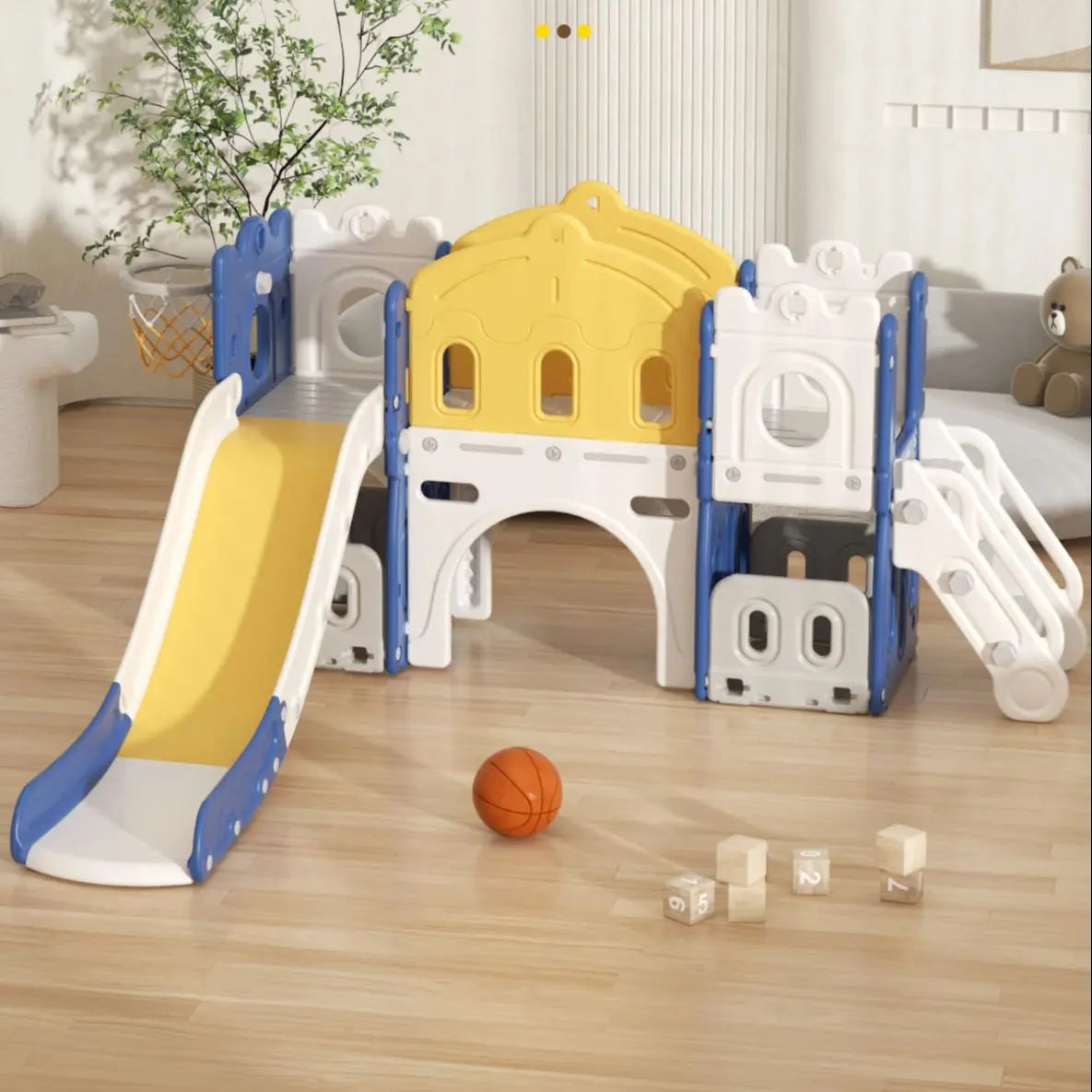 Mini Play Haven - Schommel, glijbaan en opbergset