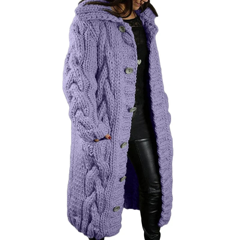 Stijlvol Dik Gebreid Dames Vest