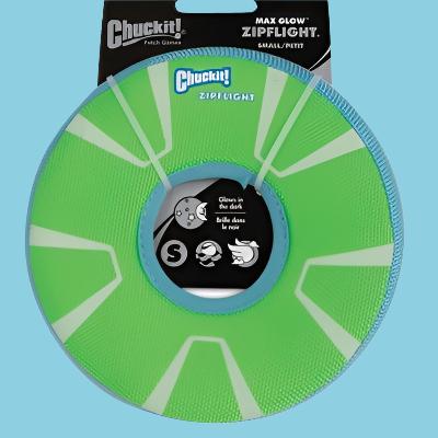 Chuckit - Max Glow Zipflight Frisbee Glow In The Dark