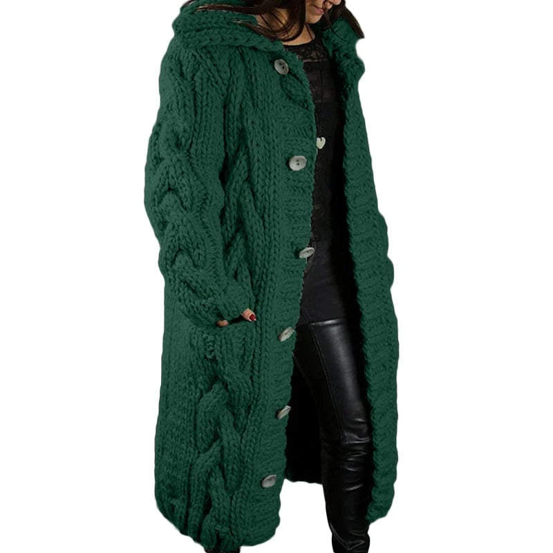 Stijlvol Dik Gebreid Dames Vest