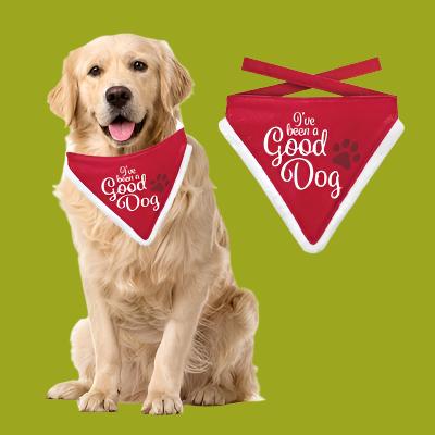 Plenty Gifts - Kerst Bandana Good Dog Rood