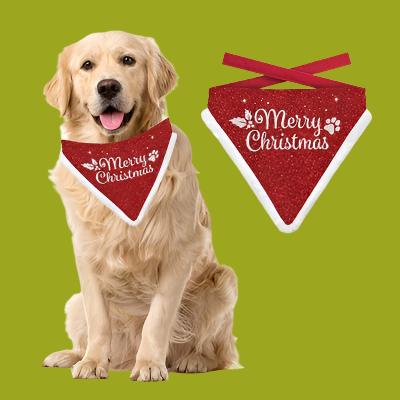 Plenty Gifts - Kerst Bandana Merry Christmas Glitter Rood