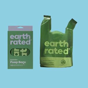 Earth Rated - Poepzakjes Met Handvaten Lavendel Gerecycled