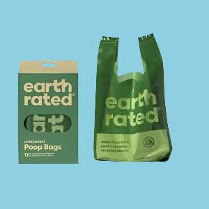Earth Rated - Poepzakjes Met Handvaten Geurloos Gerecycled