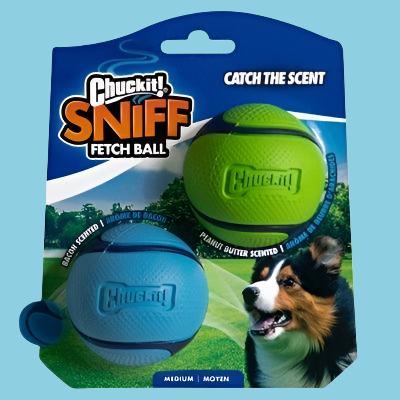 Chuckit - Sniff Fetch Bal Combo Pindakaas & Bacon