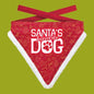 Plenty Gifts - Kerst Bandana Santa's Favorite Dog Poot Rood