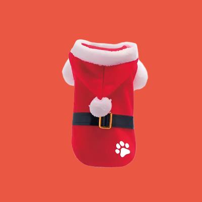 Plenty Gifts - Kerst Hondenjas Kerstman Poot Rood
