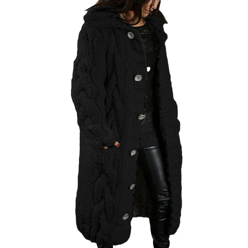 Stijlvol Dik Gebreid Dames Vest