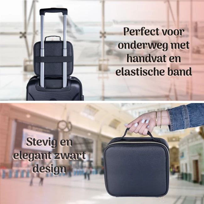 Make-up Koffer met LED Spiegel
