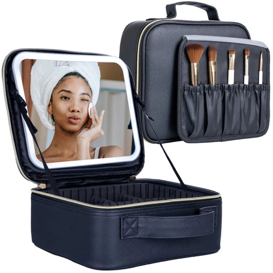 Make-up Koffer met LED Spiegel