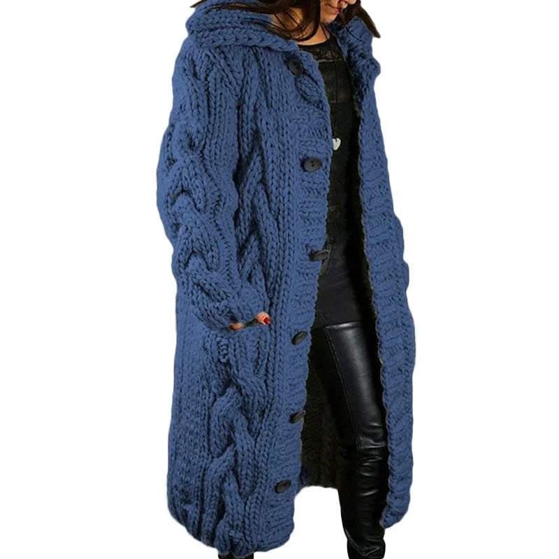 Stijlvol Dik Gebreid Dames Vest