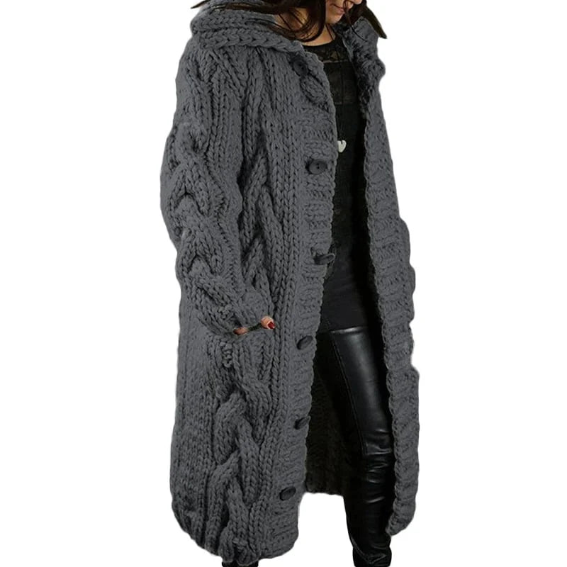 Stijlvol Dik Gebreid Dames Vest
