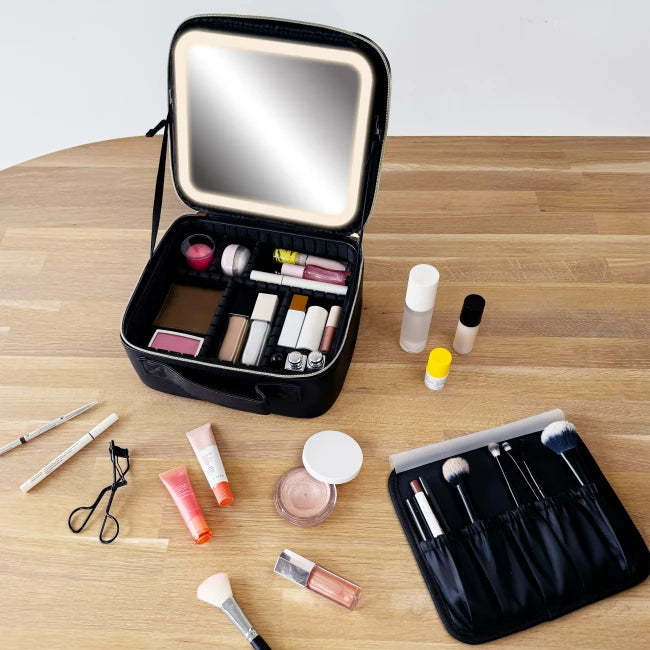 Make-up Koffer met LED Spiegel