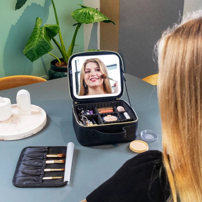 Make-up Koffer met LED Spiegel