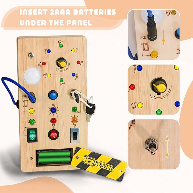 Montessori sensorisch trainingsbord voor kinderen