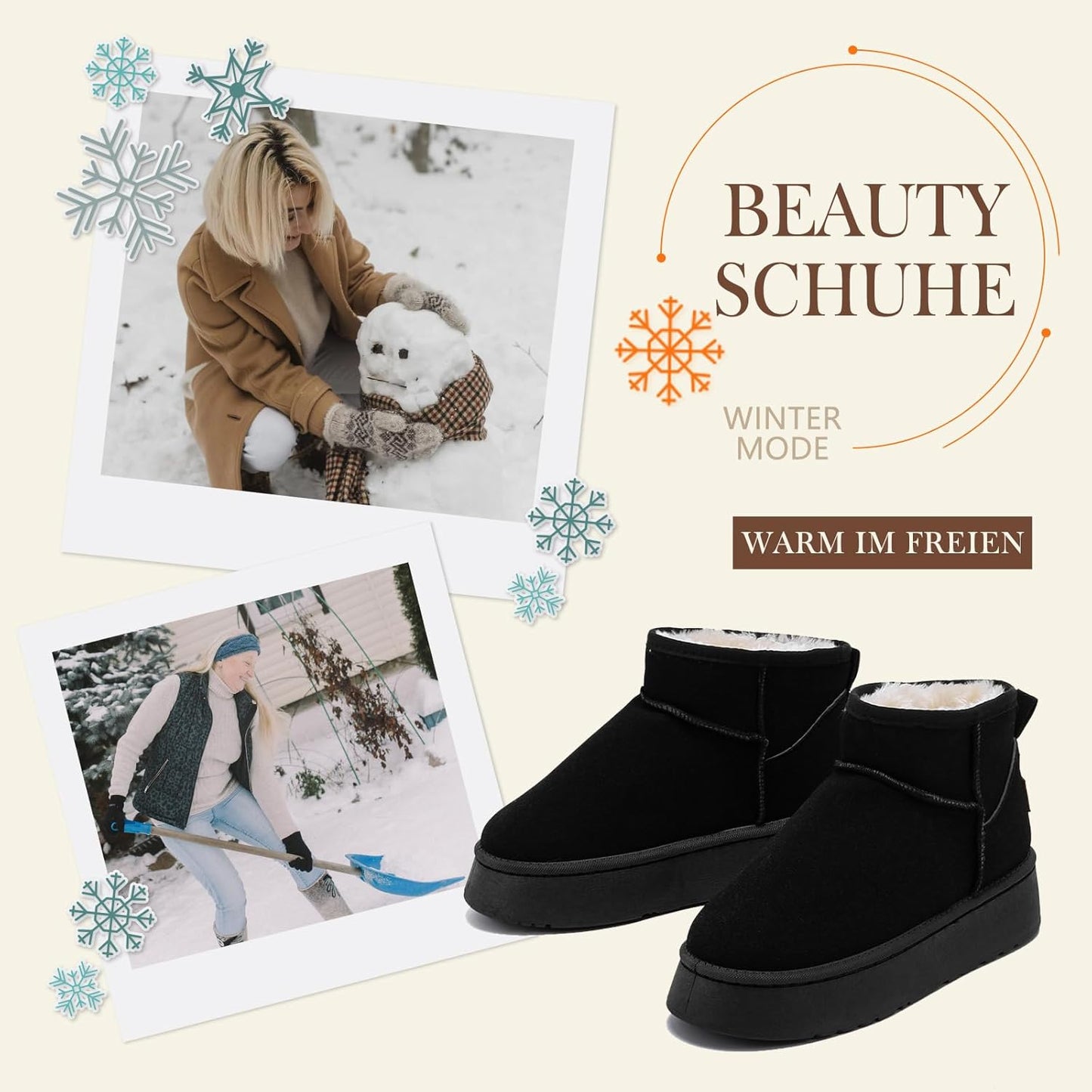 Sneeuwlaarzen Voor Dames Winterlaarzen