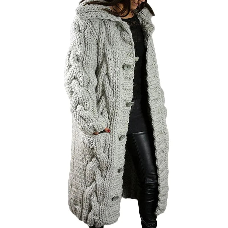 Stijlvol Dik Gebreid Dames Vest