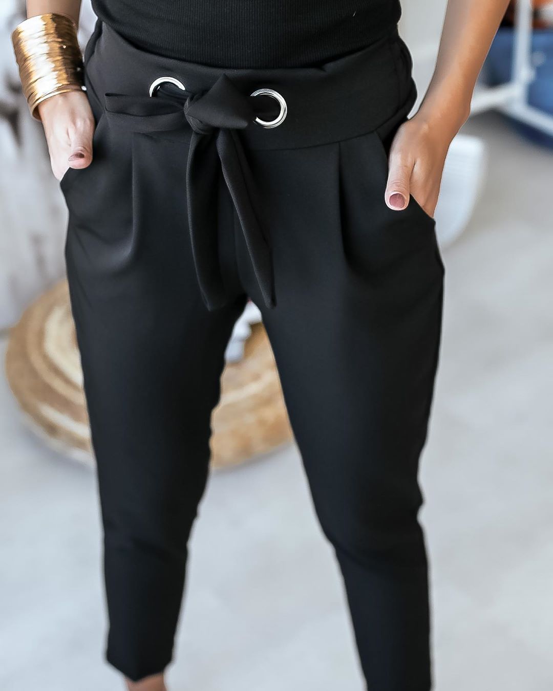 CASUAL HOGE TAILLE BROEK,   2 HALEN 1 BETALEN!