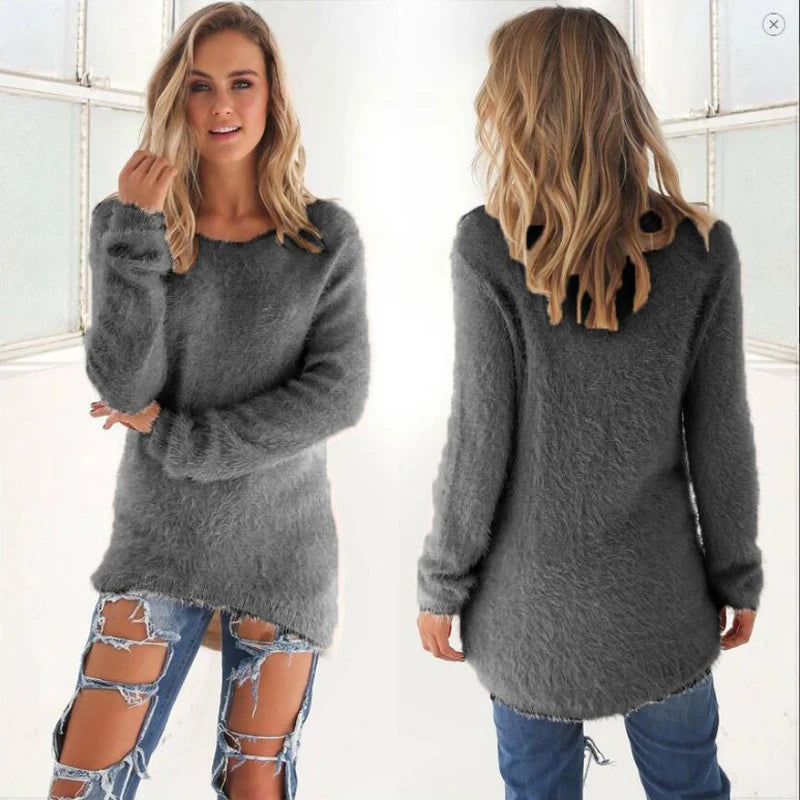 Warme Truien Effen Kleur
