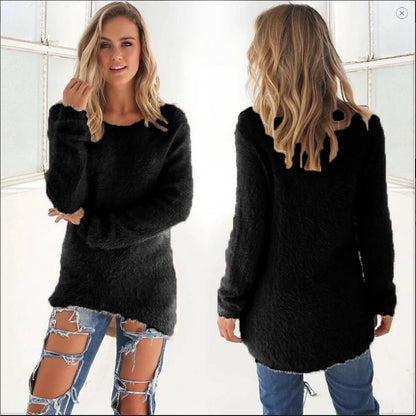 Warme Truien Effen Kleur