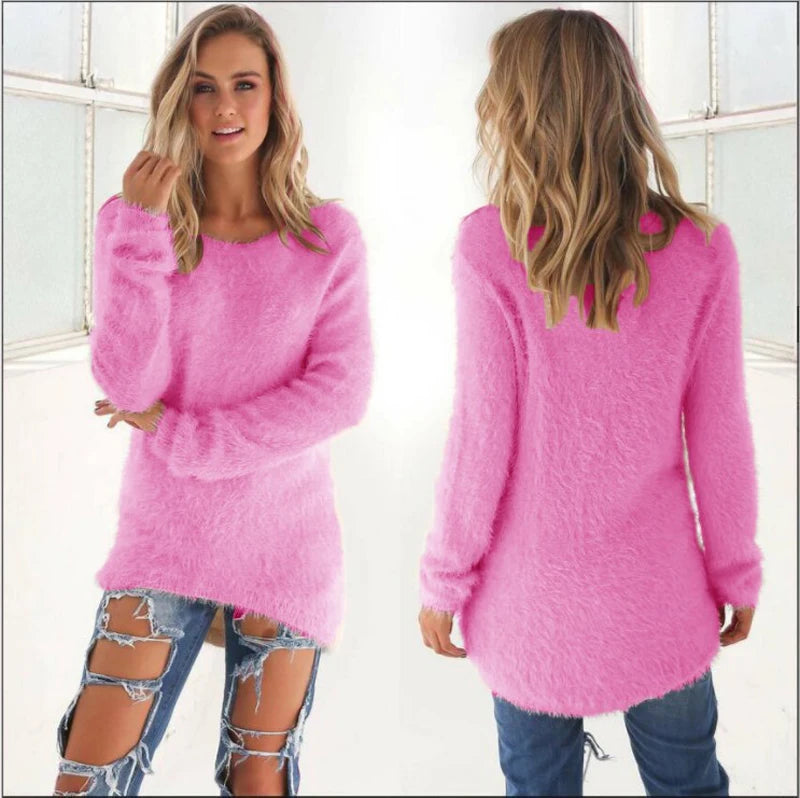 Warme Truien Effen Kleur