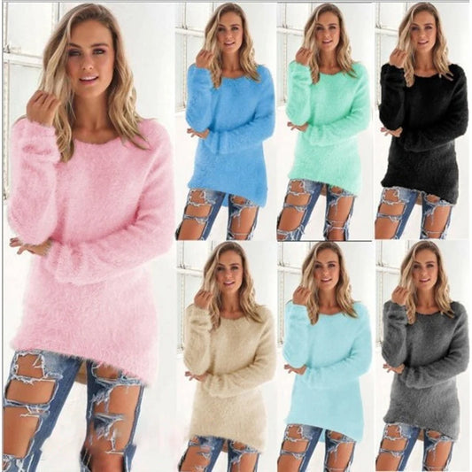 Warme Truien Effen Kleur
