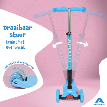 'Kids Whiz' LED Scooter voor Kinderen - in verschillende kleuren
