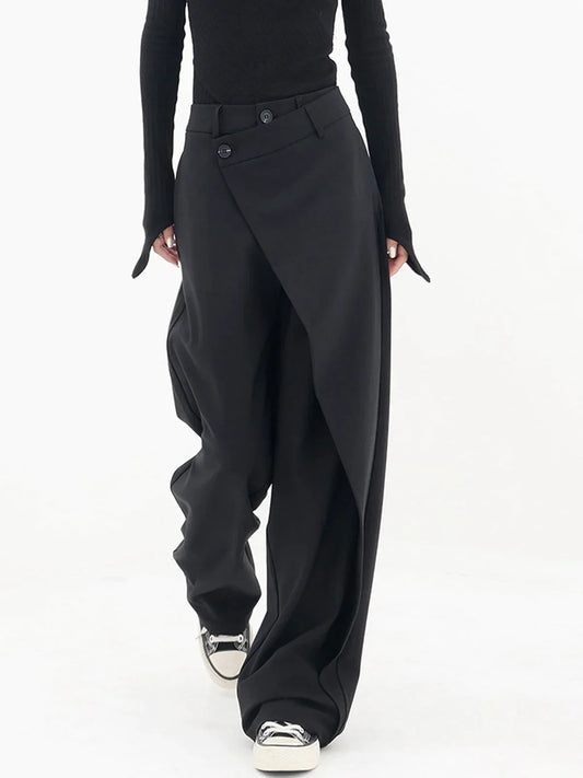 Asymmetrische Wijde Broek voor Dames