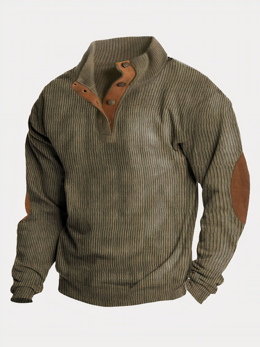 Kleur Contrast Trui voor Heren. 2 halen 1 betalen!
