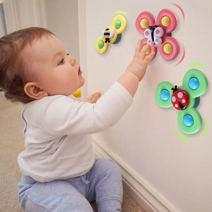 Zuignap Spinner Speelgoed Set van 3
