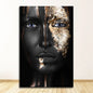 En Prints Scandinavische Wall Art Foto Voor Woonkamer Afrikaanse Art Zwart En Goud Vrouw Olieverfschilderij Cuadros posters