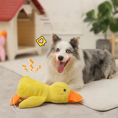 Interactieve Eend Knuffel voor Honden | Zacht Speelgoed – Leuk en Duurzaam