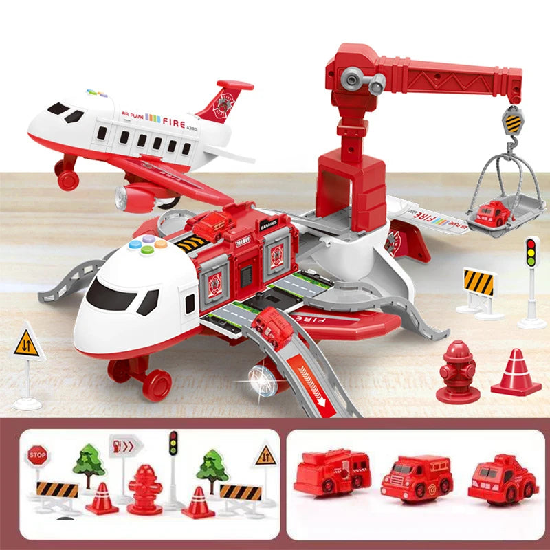 Licht vliegtuig speelgoed, Simulatie Track Inertia Music Airplane Model, perfecte speelgoed voor jongens en meisjes Decor van het Huis
