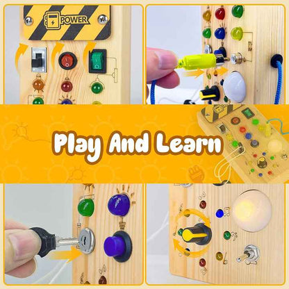 Montessori sensorisch trainingsbord voor kinderen