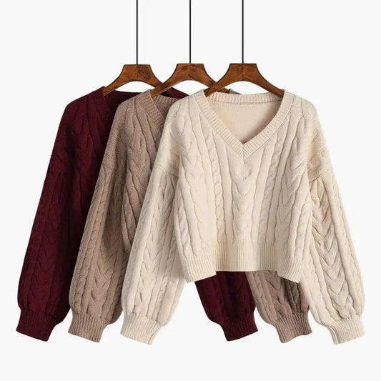 Isla | Trendy, lichtgewicht V-hals trui voor dames, geschikt voor het hele jaar door