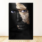 En Prints Scandinavische Wall Art Foto Voor Woonkamer Afrikaanse Art Zwart En Goud Vrouw Olieverfschilderij Cuadros posters