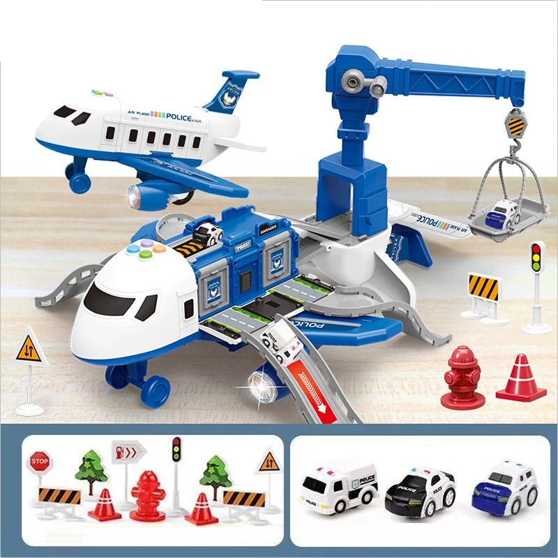 Licht vliegtuig speelgoed, Simulatie Track Inertia Music Airplane Model, perfecte speelgoed voor jongens en meisjes Decor van het Huis