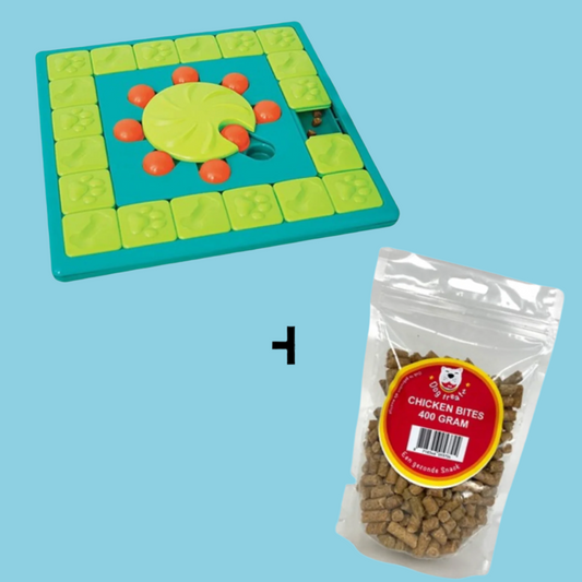 Nina Ottosson -  Multipuzzle + Dog Treatz Chicken Bites