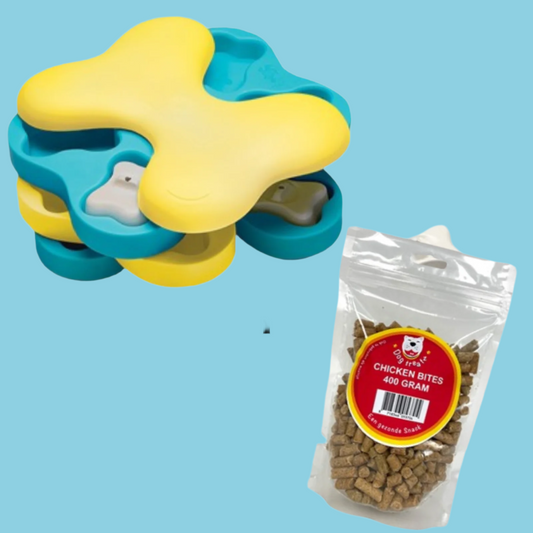 Nina Ottosson - Dog Tornado + Dog Treatz Chicken Bites