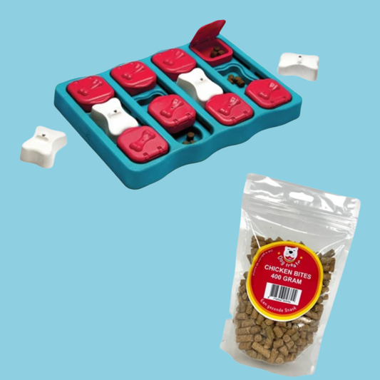 Nina Ottosson - Dog Brick + Dog Treatz Chicken Bites