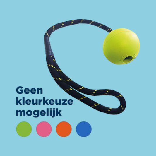 Happy Pet - Tough Toys Floater Rubber Bal Touw Assorti