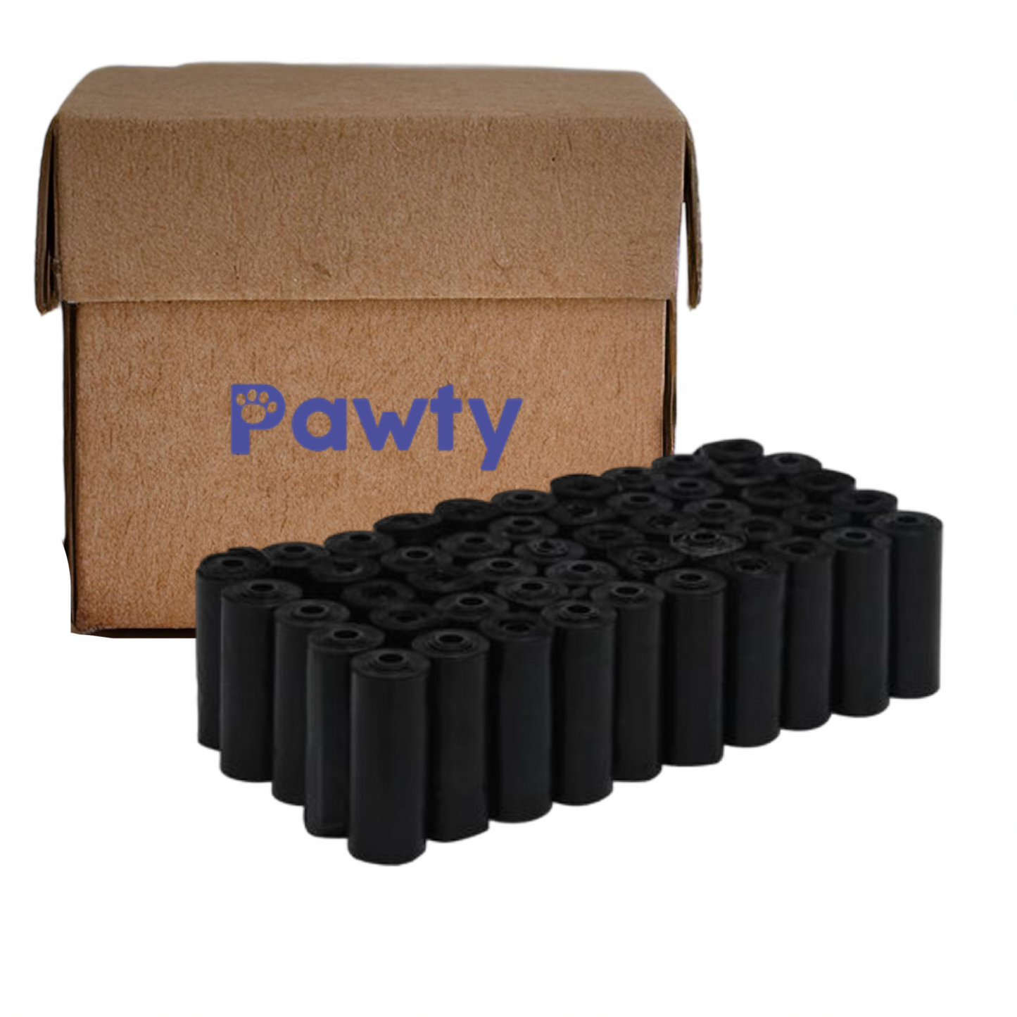 Pawty  - Hondenpoepzakjes Zwart