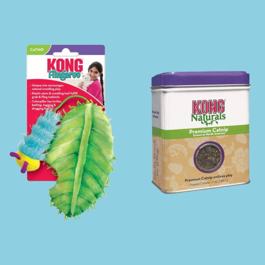 Kong - Rups + Catnip Navulling (30 Gram) - Combideal