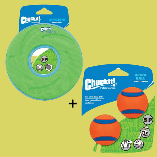 Chuckit - Zipflight + Ultra Ball - Hondenspeelgoed - Combideal