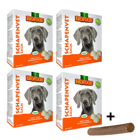 Combideal Biofood - Schapenvet Bonbons Maxi Zalm + Fricandel
