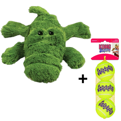 Combideal Kong Cozie Ali Aligator + Squeakairs
