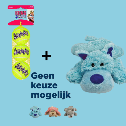 Combideal Kong - Cozie Pastels Assorti + Squeakairs